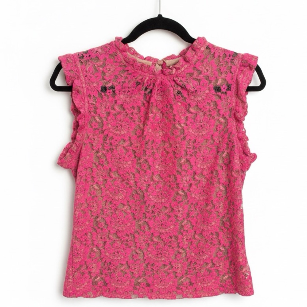 Dolan left coast lace blouse size M
